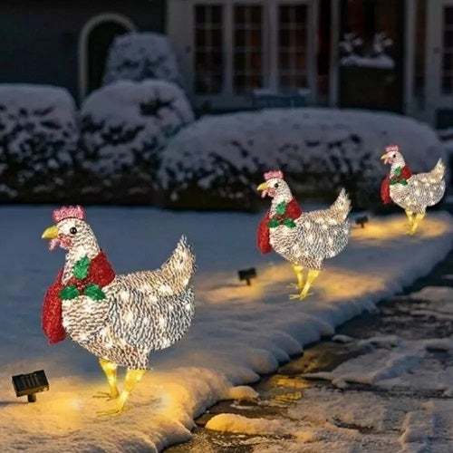 Light-Up Chicken Decoration