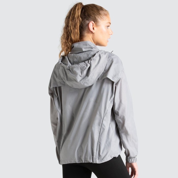 Unisex Marked Running Jacket - Grey
