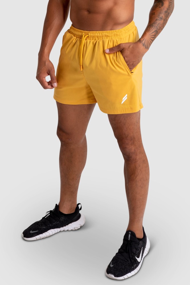 Genesis Athletic Shorts V2 - Saffron Yellow