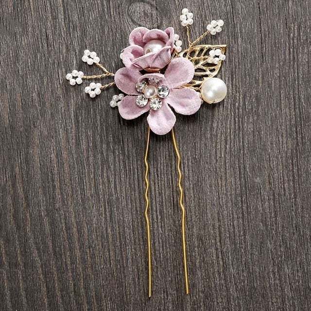 US$  - Molans Luxury Hairpin For Women Hair Combs Headdress Prom  Bridal Wedding Crown Elegant Hair Accessories Gold Leaves Headwear 1Pc -  