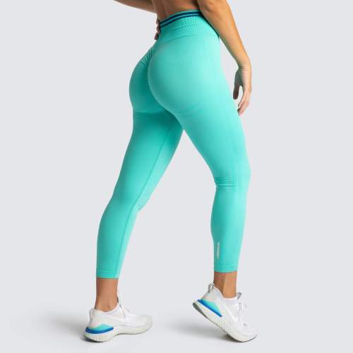 Dye Scrunch Seamless Leggings - Bright Teal