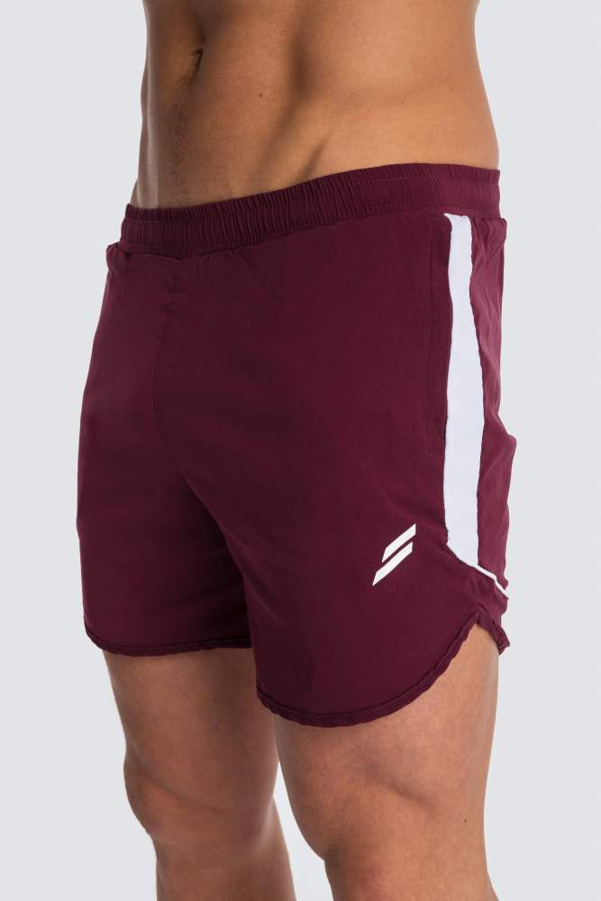 Sprinter Athletic Shorts - Burgundy