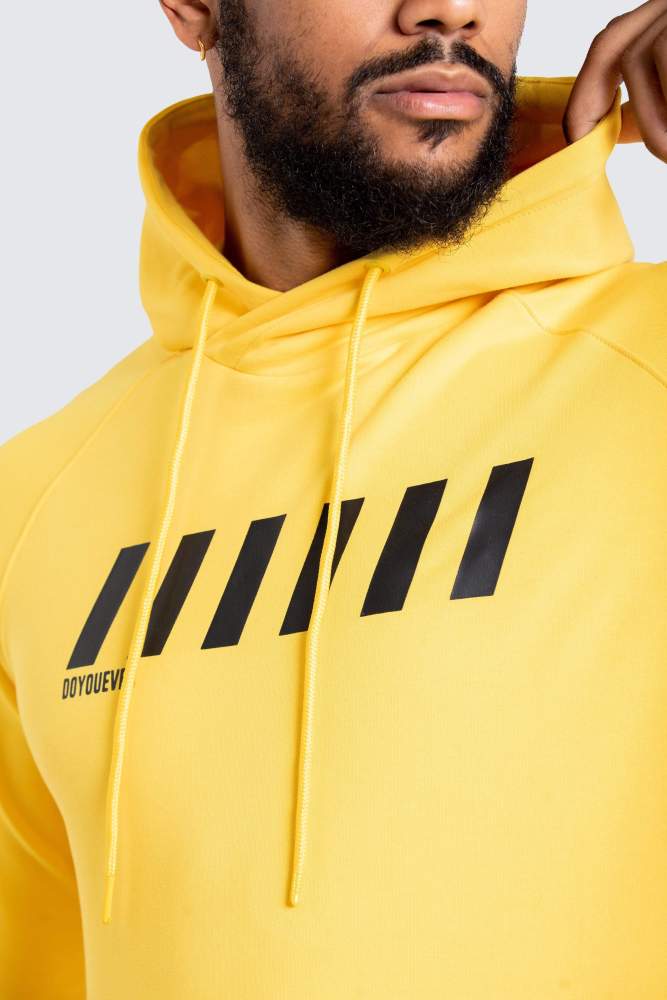 Supercharge Athletic Hoodie - Yellow