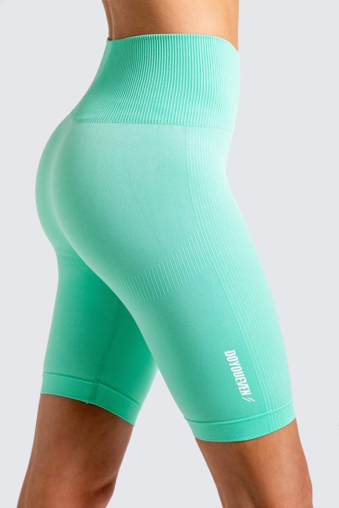 Motion Seamless Bike Shorts - Mint Green