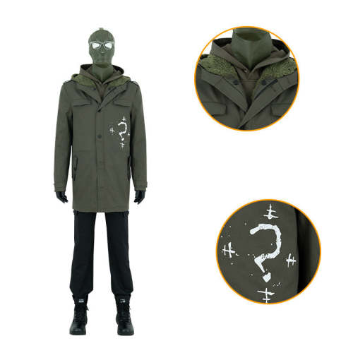 The Batman Riddler Costume Edward Nygma Halloween Cosplay Suit
