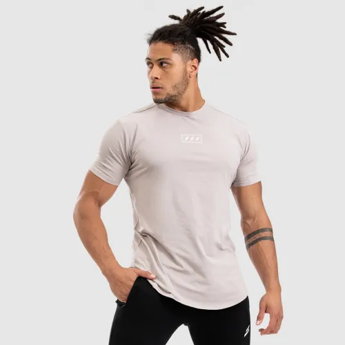 Tri-Mark Drop Tee - Taupe