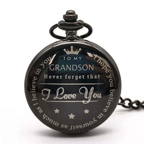 To My Grandson Pocket Watch