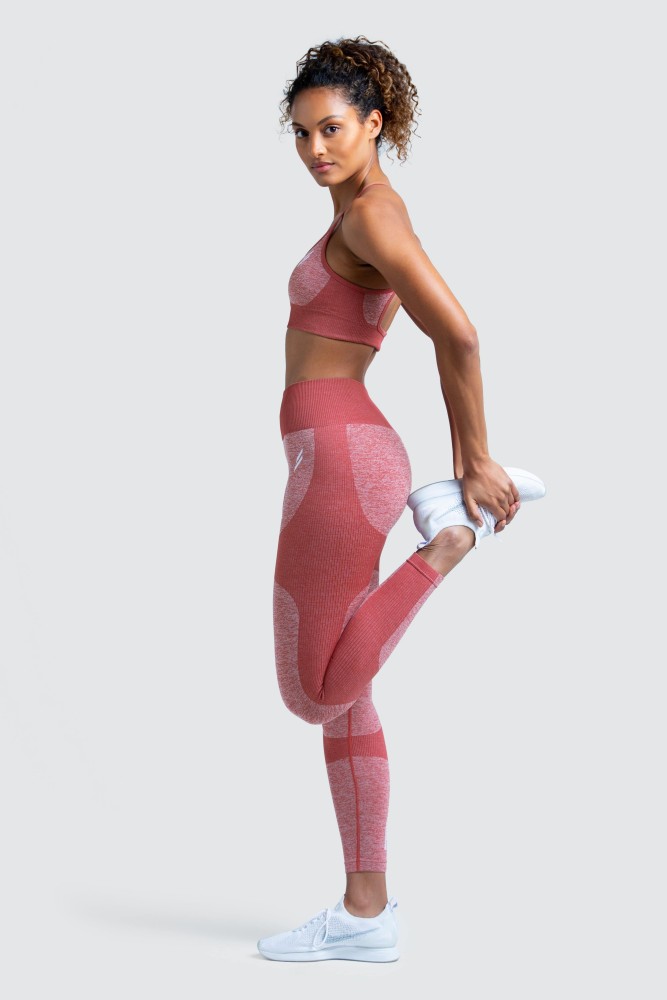 Impact Seamless Leggings - Earth Red