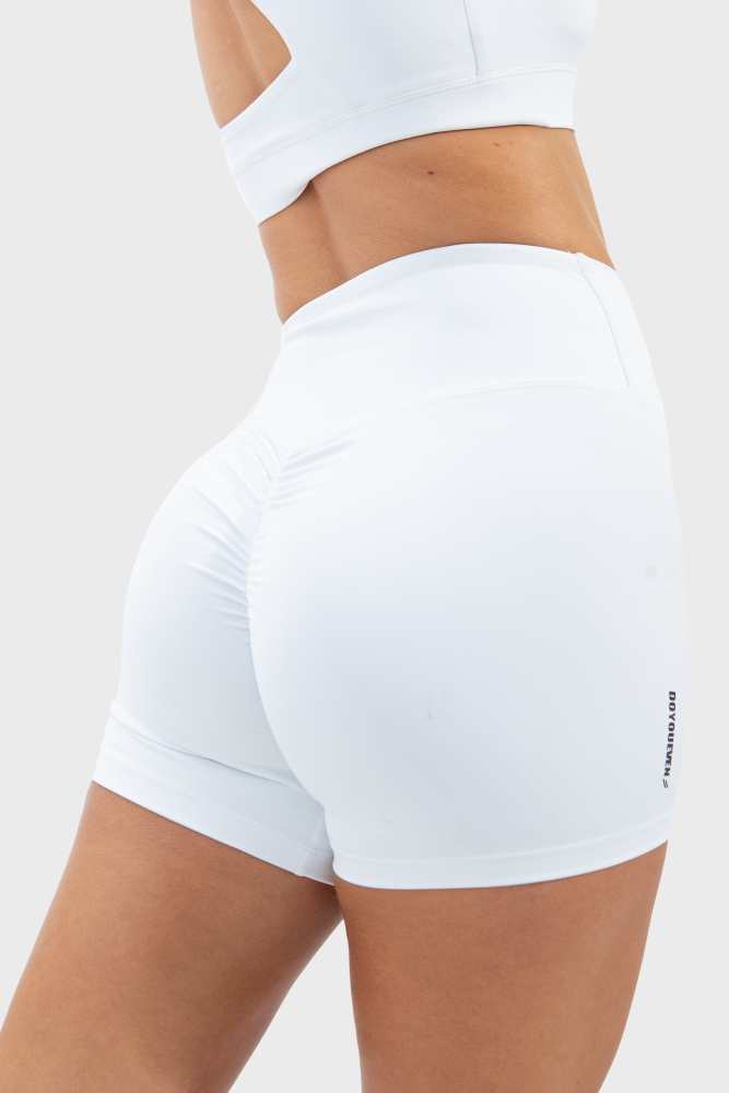 Evoke Scrunch Shorts - White
