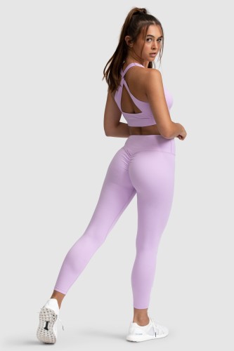 Evoke Scrunch Leggings - Lilac