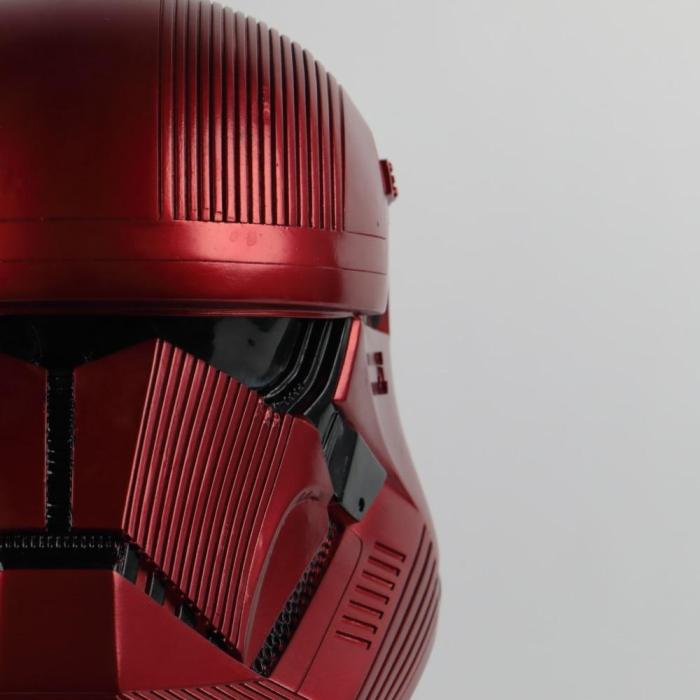 Star Wars 9 The Rise Of Skywalker Sith Trooper Red Helmet Halloween Cosplay Prop