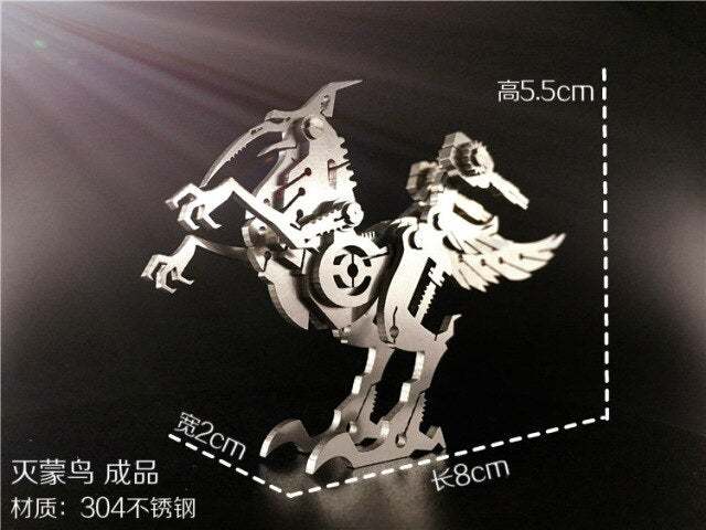 3D Metal Model Diy Assembled Scorpion King Puzzle Jigsaw Stainless Steel Detachable Model Puzzle