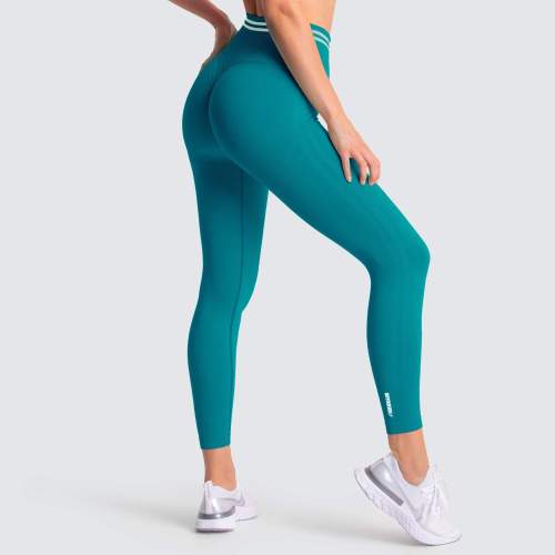 Dye Scrunch Seamless Leggings - Flora Green