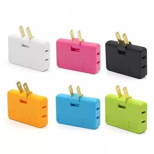 3 In 1 Rotatable Socket Converter- 4Pcs+2 For Free