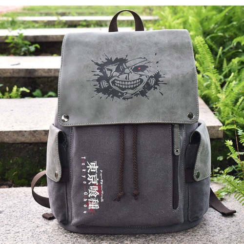 Anime Tokyo Ghoul Cosplay Canvas Backpack Halloween School Bags