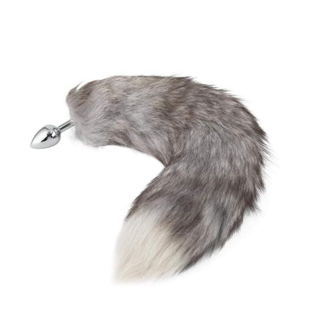 16  Gray Fox Tail Metal