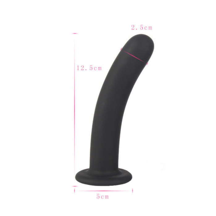 2 Sizes Smooth Anal Plug Suction Cup