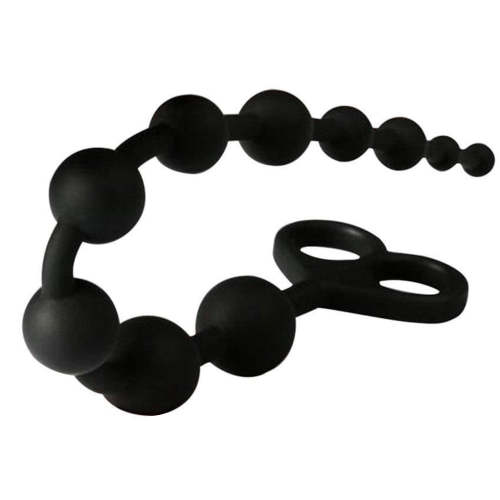 13  Silicone Anal Beads With Dual Pull Rings