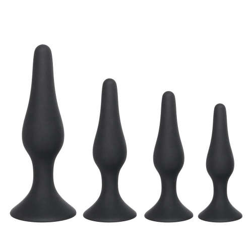 4 Sizes Available Black Silicone Plug