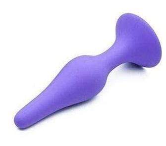 Purple Beginner Silicone Trainer Butt Plug, Extra Large