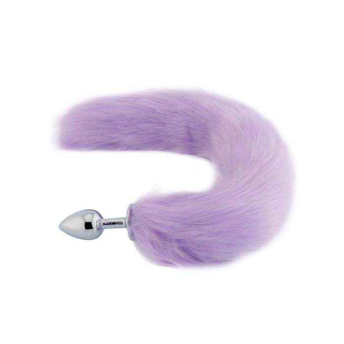 14  Purple Cat Tail Metal Plug