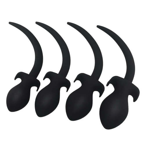 Dog Tail 4 Silicone Plug Sizes Available
