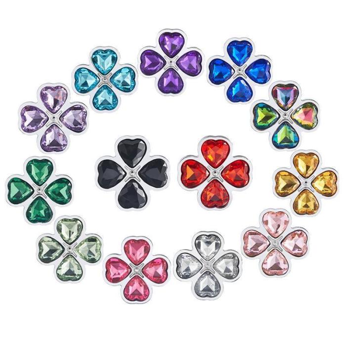 13 Colors Jeweled 3  Metal Princess Plug