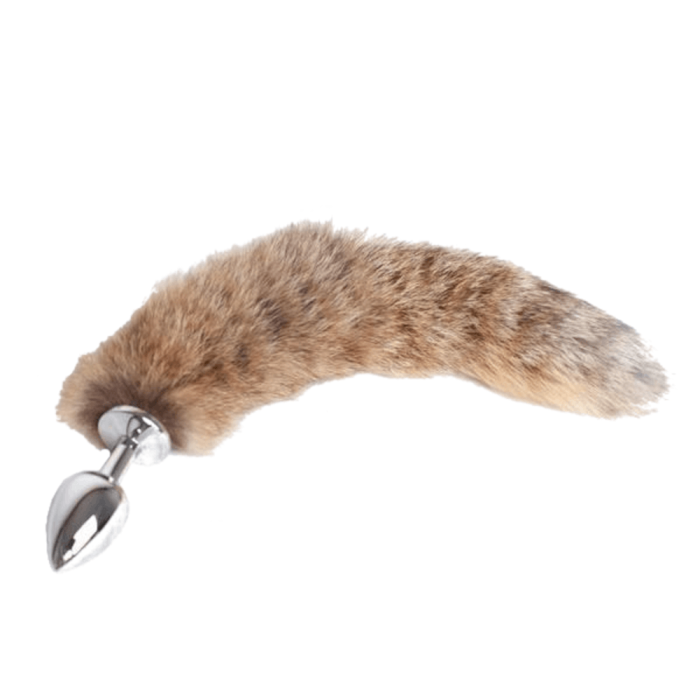 10  Faux Raccoon Tail With 3 Butt Plug Sizes