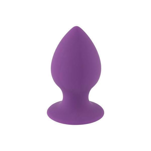 Purple Silicone Butt Plug, Medium
