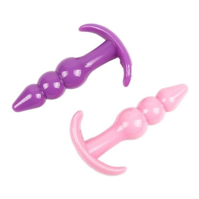 Pink Or Purple Small Beginner Silicone Plug