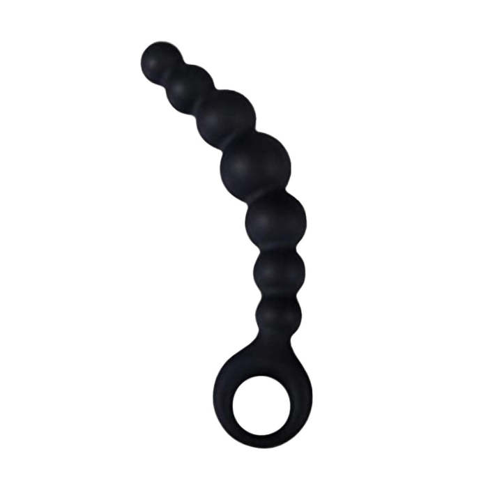 7  Silicone Anal Beads With Pull Ring