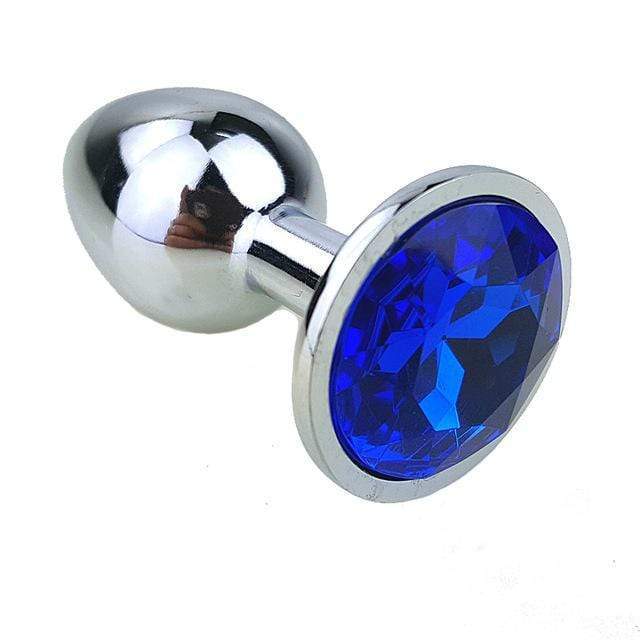 3  Jeweled Metal Plug - 12 Colors Available