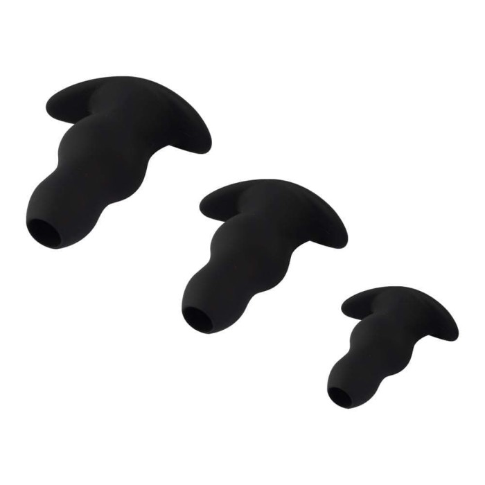 3 Sizes High Quality Silicone Hollow Prostate Massager