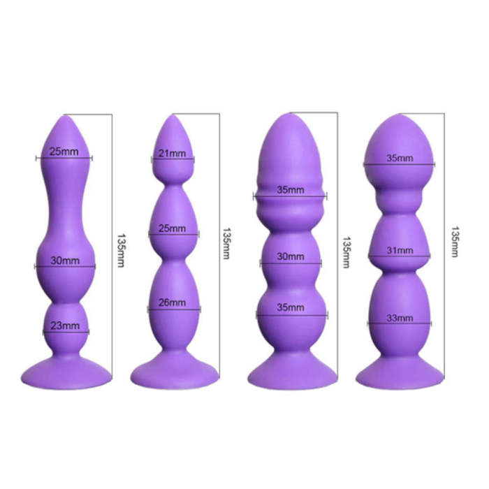5.3  Extra Large Anal Plug With Suction Cup
