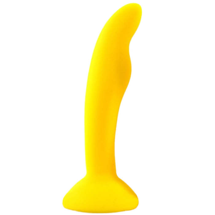 4  Colored Silicone G-Spot Stimulating Butt Plug With Suction Cup