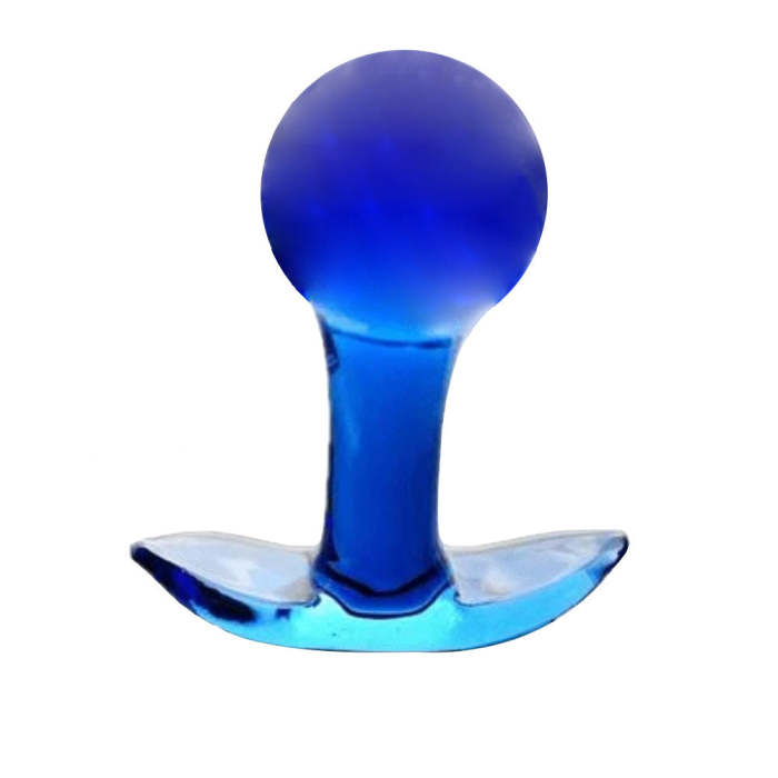 3  Ball Head Crystal Blue Plug
