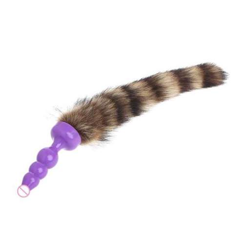 12  Raccoon Tail Silicone Plug