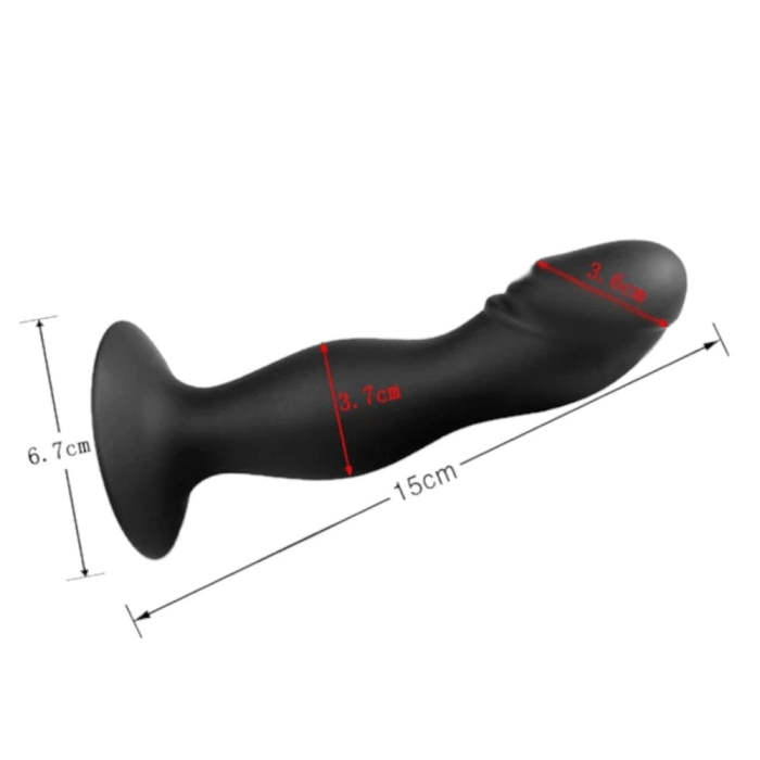 Curvy Dick-Shaped 10-Speed Anal Vibrator