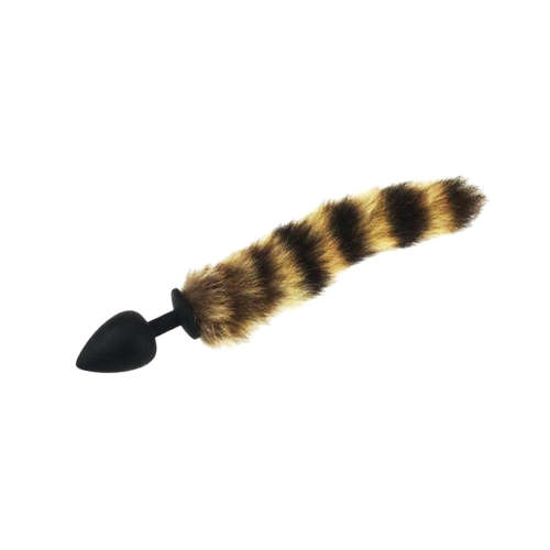 14  Stylish Raccoon Tail Plug With Large Silicone