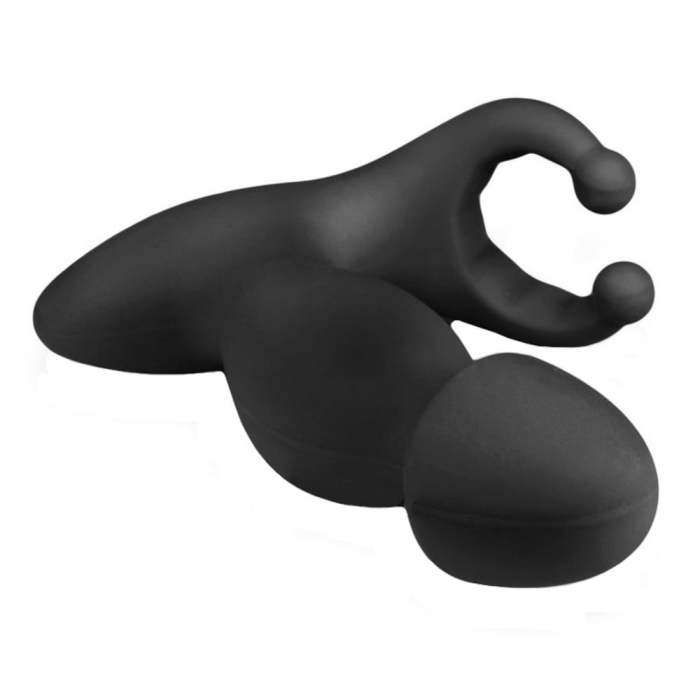4  Silicone Prostate Massager With Cock Ring