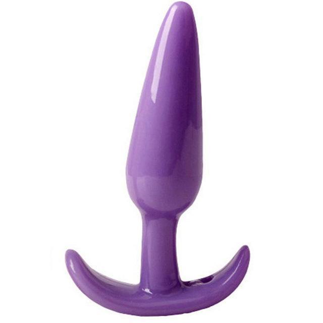 Soft Silicone Anal Plugs - Various Shapes And Colors To Choose From