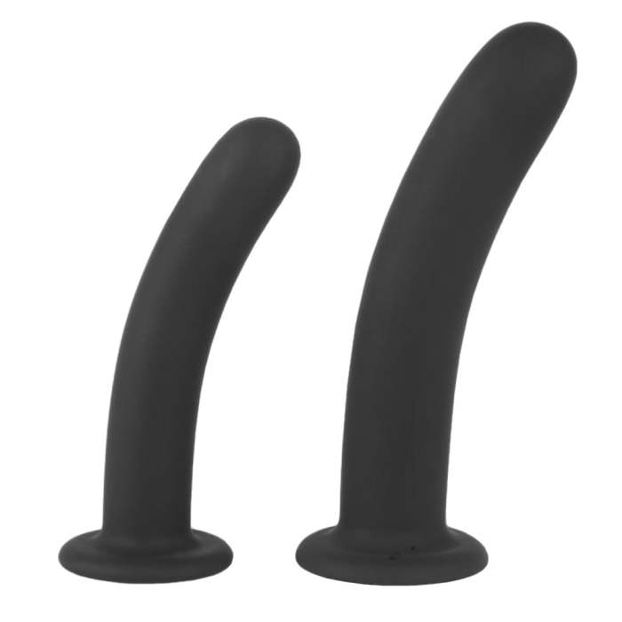 2 Sizes Smooth Anal Plug Suction Cup