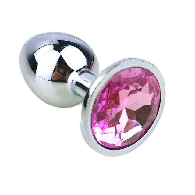 3  Jeweled Metal Plug - 12 Colors Available