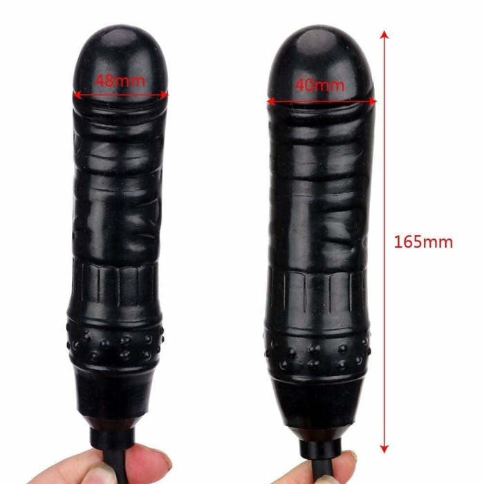 Large Black Inflatable Silicone
