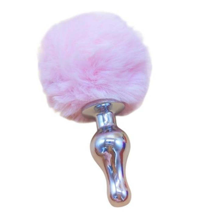 3  Multi-Colored Fur Ball With Aluminum Alloy