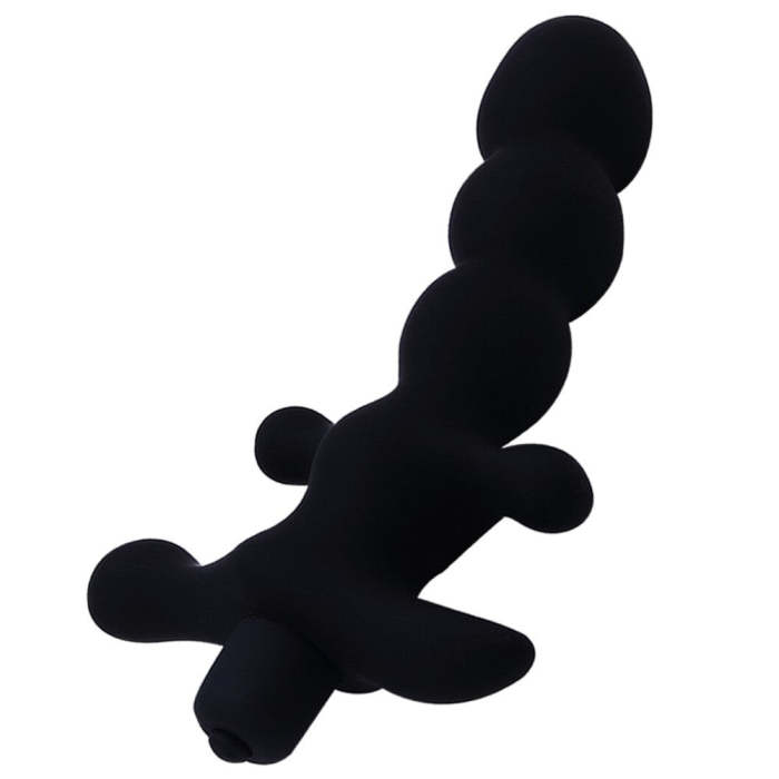 6  Soft Touch Coating Silicone Double Handle Prostate Massager