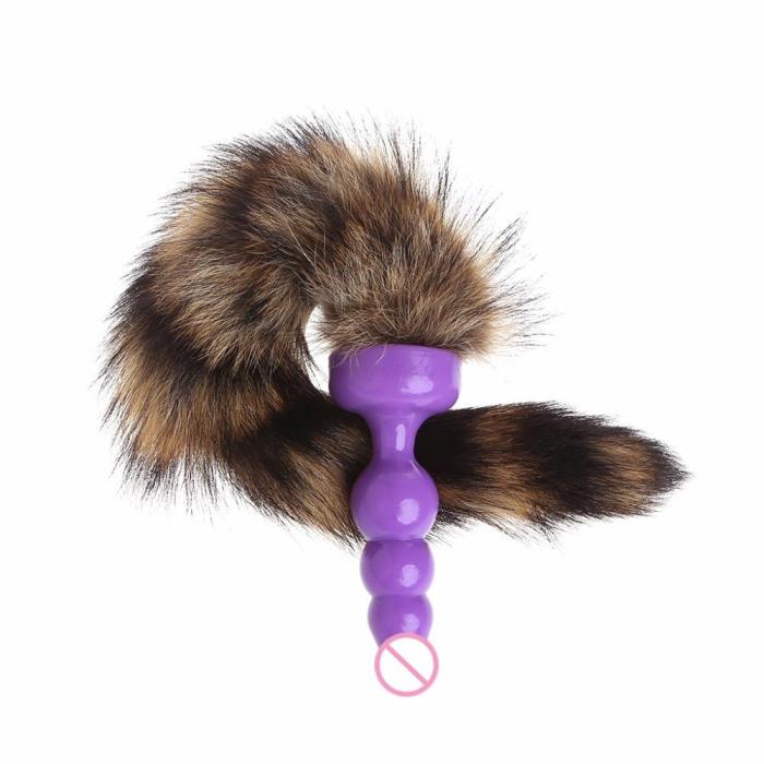 12  Raccoon Tail Silicone Plug