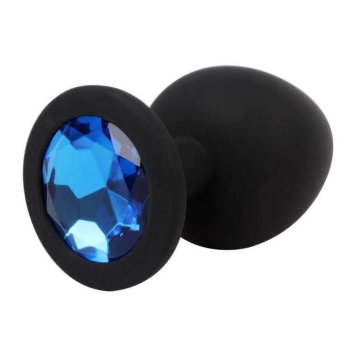 8 Colors Available Black Silicone Anal Plug