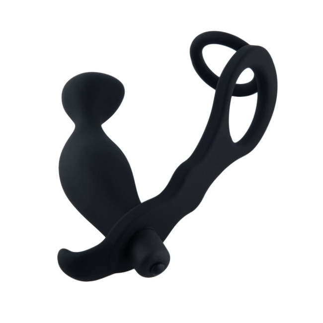 Curvy Prostate Massager With Cock Ring