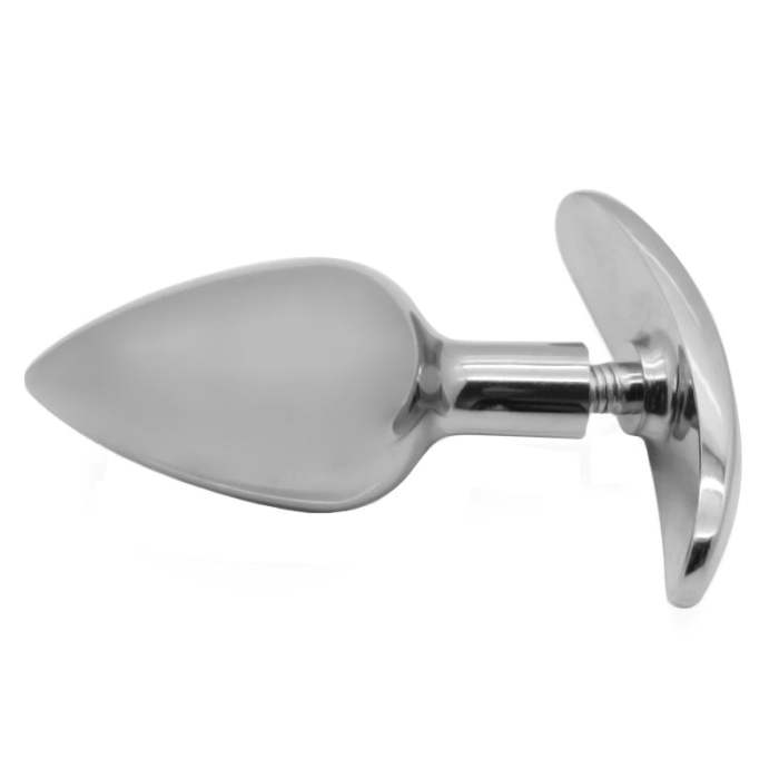 2.7  And 3.9  Stylish Jeweled Silver Plug